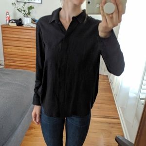 Samsoe & Samsoe Black Minimal Button Down